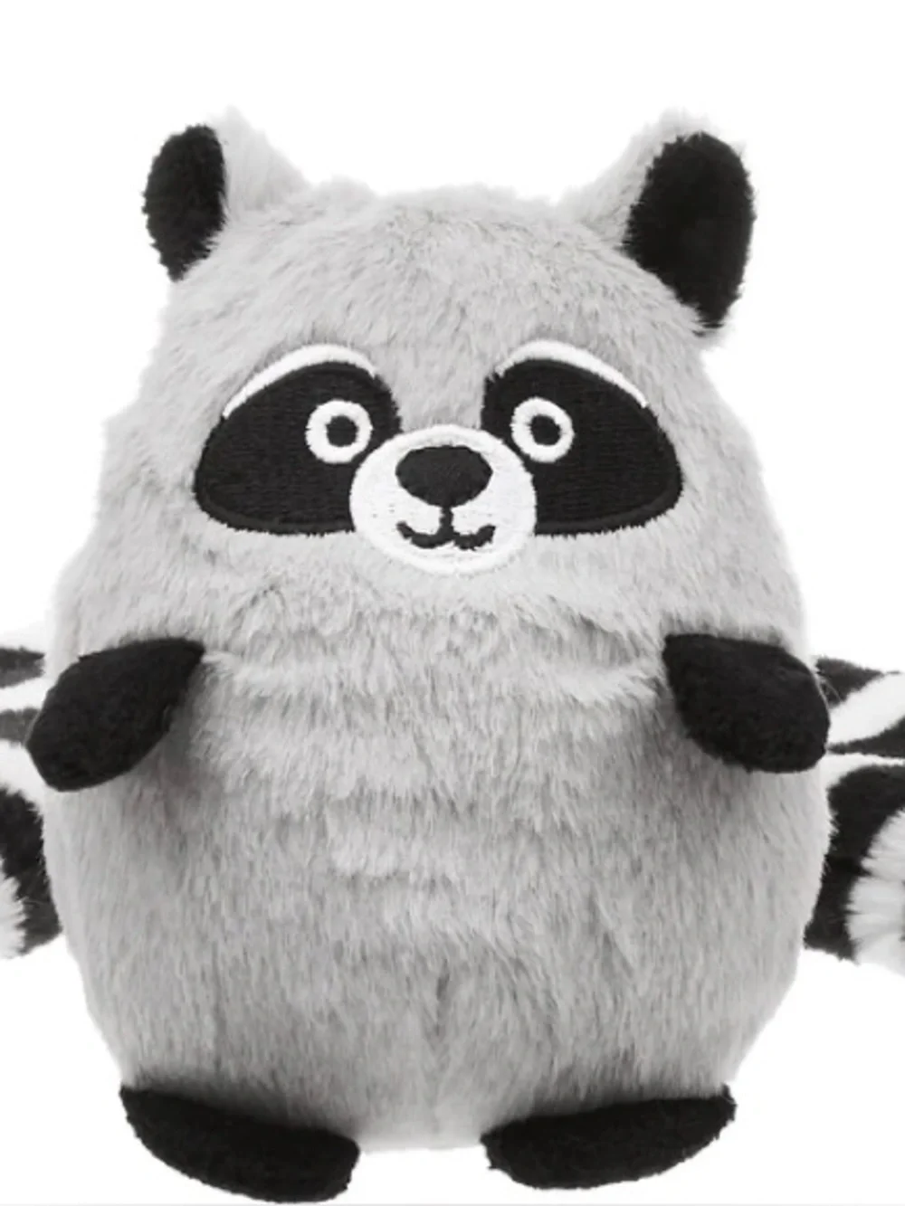Chewy Frisco Raccoons Plush Squeaky Dog Toy Refills Small, 2* count